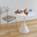 2PCS 1/6 Scale Miniature Dollhouse Tea Table Mini Furniture for s Blyth Doll House Decoration Accessories