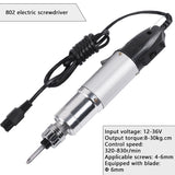 6V Small 801/802 Plug-In Straight Handle Handheld Electric Screwdriver