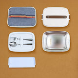 1pc 1.8L Electric Lunch Box 2 In 1, Stainless Steel Electric Lunch Box Food Heater Car And Home Use Portable Lunch Heater,