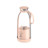 500ml Portable 2400mAh Wireless Fruit Mixers USB juicer Fresh Juice Bottle Blender Plus 6 Blades Food Milhake Ice Crush Cup
