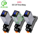 H3Y-2 4 Digital display time JSZ6 Power delay cycle control adjustable 220V 110V DC24V DC12V timer relay