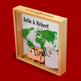 Adventure Archive Collection Ticket Box, Shadow Box Picture Frame, Movie Travel Sporting Events B