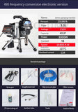 2200W/3000W Spraying hine Professional High Pressure Spray Gun Electric Airless Paint Sprayer Painting Tool