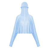 Sunscreen Clothing Summer IceSilk Long Sleeved Rash Guards Breathable Outdoor Fishing Running Sports Sunshine Protections Cloth