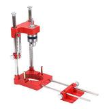 2024 Woodworking Adjustable Punch Locator Hole Drill Alloy Steel Drilg Template Guide Tool