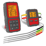 Smart Meat Digital Wireless Dual Probes Instant Read Magnetic Food Thermometer APP Control with Timing Alarm