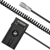Camera DV Battery Power Supply Mount Plate Adapter with 1/4 Inch Screw for Blackmagic Cinema Pocket BMPCC 4K Cameras