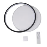 Modern LED Ceiling Light Dimmable Round Flush Mount Lighting Fixture Ceiling Lamp with Remote Control for Bedroom Living Room 100 to 265V