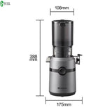 M6 Slow Household Hybrid Electric Juicer 13cm Large Caliber Fully Automatic Fruit and Vegetable Juice Separation