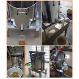10L Manual Stainless Steel Beekeeping Equipment Tools Paraffin Wax Press hine Honey Rolling Mill NE