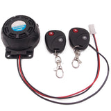 12V Dual Alarm,105-125dB Remote Control Alarm Horn Anti-Theft Security System Motorcycle Accessories