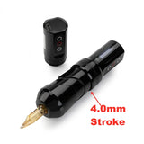 New Max Tattoo hine Powerful Coreless Motor Lithium Battery LED Display for Permanent MakeUp 3.5mm 4.0mm Stroke