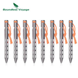 Boundelss Voyage Titanium Pegs Ultralight Stakes Pins Outdoor Accessories Heavy Duty Tent Nails