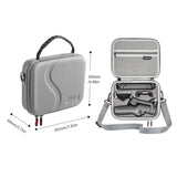 Storage Bags For DJI OM 6 Grey Durable Carrying Case For DJI OM6 Osmo Mobile 6 Handheld Gimbal Accessories PU Portable Bag