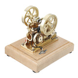 Eachine EM1 Micro Engine Model Brass Double Piston Complete STEM Engine Toys Collection Gifts