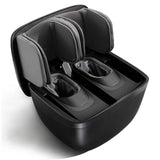 NEW 2 in 1 Foot and Leg Massager - Foldable Ottoman. Calir Compression, Shiatsu Roller, Vibrating Massage with Heat. K68 Model.