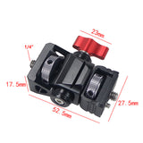 Adjustable Monitor Mount with 1/4 3/8 Screw ARRI Mount Quick Release Monitor Holder Camera Clamp Swivel Tilt
