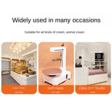 14 Inch New Updated Automatic Birthday Coating Filling Cake Cream Butter Spreading Icing hine