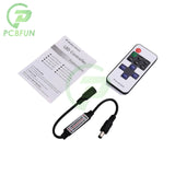 1Pc Mini RF Wireless Remote Led Dimmer Controller For Single Color Light Strip SMD5050/3528/5730/5630/3014