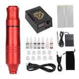 Tattoo Pen Kit Motor Tattoo Pen Kit Professional Complete Adjustable Needle Length Lightweight Powerful for Tattoo Shop