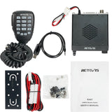 RA87 black car mounted station [American frequency GMRS/40W/handheld microphone programming]