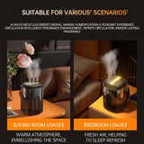 1pc, 3-Nozzle Humidifier Portable Desktop Humidifier Office Bedroom Humidifier Mute Intelligent Control Moisture Clean And Sterile