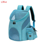 S/L Portable Pet Cat Dog Backpack Mesh Breathable Pet Backpack Pet Travel Bag Outdoor Large Capacity Pet Carrier Folding Pet Bag