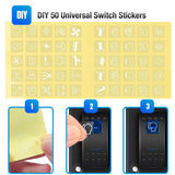 DIY 6 Gang Rocker Switch Panel for RV Marine Car Vehicles Truck Boat Fuse Panels Waterproof Voltmeter Dual USB Charger Port 12V