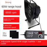 60W Adjustable Speed Solder Absorber ESD Fume Extractor Duct Exhuast with 2M Pipe Tub Ventilation Fan