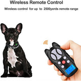 Electric Training Waterproof Dog Bark Collar Pet with Remote Control Rechargeable Anti Barking Device All Size Dogs