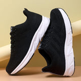 Spring and summer new sports for women, lightweight travel, leisure, breathable running soft soled travel shoes, plus size women's shoes