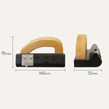 Pvc Plastic Carpet Tool Sports Floor Cutting Wall Cloth Knife Wooden Handle Edge Trimmer
