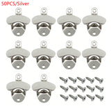 50PCS Retro Beer Opener Zinc Alloy Kitchen Wall Mounted Rustic Wine Bottle Opener Vintage Home Party Supplies For Kitchen