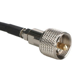 MR400 black anti-collision fiberglass car antenna UV version/spring base 5-meter/SL16J