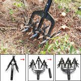 New Household Soil Turning Lawn Blade Garden Aerator Rotary Tiller Loosening Tool