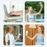 Handheld Air Cooler - Outdoor Portable with Semiconductor Refrigeration. 2200mAh Battery, USB Rechargeable Cold Fan