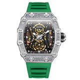 Fashion Luxury Men's Watches ONOLA Hollow Full-automatic Mechanical Tape Waterproof Watch for Men Montres Pour Hommes Clock