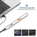 Portable Professional Electric Nose & Ear Rotating USB Charging Hair Eyebrow Trimmer Rechargable Clipper
