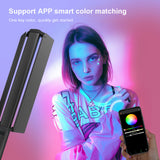 20W Handheld Photography Lamp Portable LED Light Wand with Bardoorn CRI≥ 95Ra RGB Full Color 2500K-9900K Wireless Control