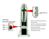Commercial household frother 650ml 220V stainless steel single head milk and tea mixer Milking hine Fancy Coffee Foamer