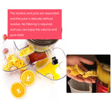 Portable Slow Masticating Juicer - Cold Press Extractor with Two Speed Modes, Juice Maker