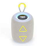 TG655 Portable Bluetooth Speaker Wireless Speakers LED 1200mAh Waterproof Mini Bass Column Boombox AUX TF BT Loudspeaker VS TG106 TG116 TG117 TG656