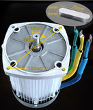 Permanent magnet DC brushless motor 60V 72V 2200W watt modification with base electric tricycle mobility four-wheeled car