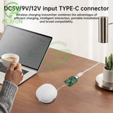 15W High Power Wireless Charger Module Transmitter PCBA Circuit Board with Qi Coil Support PD Fast Charging for iphone 14