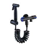 Toilet Hand Faucet Bathroom Bidet Shower Sprayer Hose Tank Hooked Holder Easy Install for Women's Health Protection