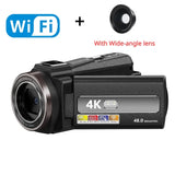 4k Cameras Professional Camcorder for Vlog Video WiFi 48MP Youtube 16X Zoom Camera Digital Webcam