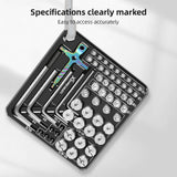 Multipurpose Camera Base with 15mm Rod Rail Clamp Tripod Mounting Baseplate for DSLR Rig Screws and Hex Keys Storage Plate