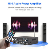 AK55 900W Bluetooth Digital Amplifiers 2 Channel HiFi Stereo Sound amplifier for Home Car Karaoke FM USB AMP With Remote Control