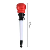 Design Fist-shaped Ballpoint Novelty Bounce Decompression Pen Set with Bo Glove for Office