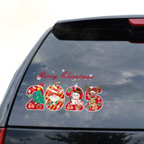Motorcycles Christmas Decoration Auto Modified Santa Claus Decals Decor Waterproof Novelty Car Stickers For Home